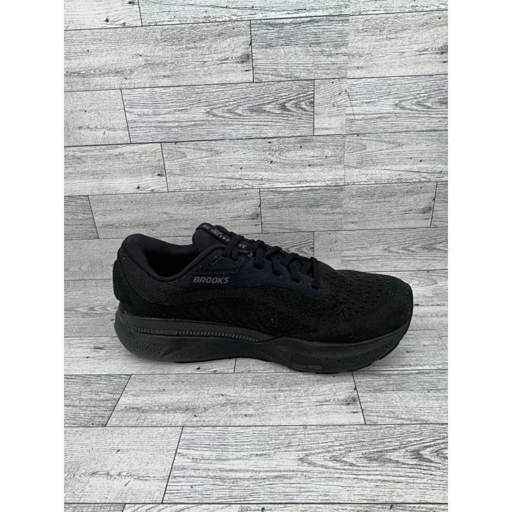 Brooks Adrenaline GTS 24 Women Sz 10.5 Wide 2E Black Running Shoes 1204262E020